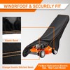 YONQIFON Push Lawn Mower Cover Waterproof Outdoors Heavy Duty 420D