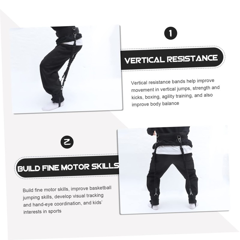 GRIRIW Basketball Jump Trainer Resistance Bands for Leg Muscle Strength