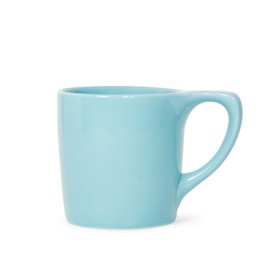 notNeutral Lino Porcelain Coffee Cup for Personal, Restaurant, Commercial Use - 10oz - Single Cup (Blue)