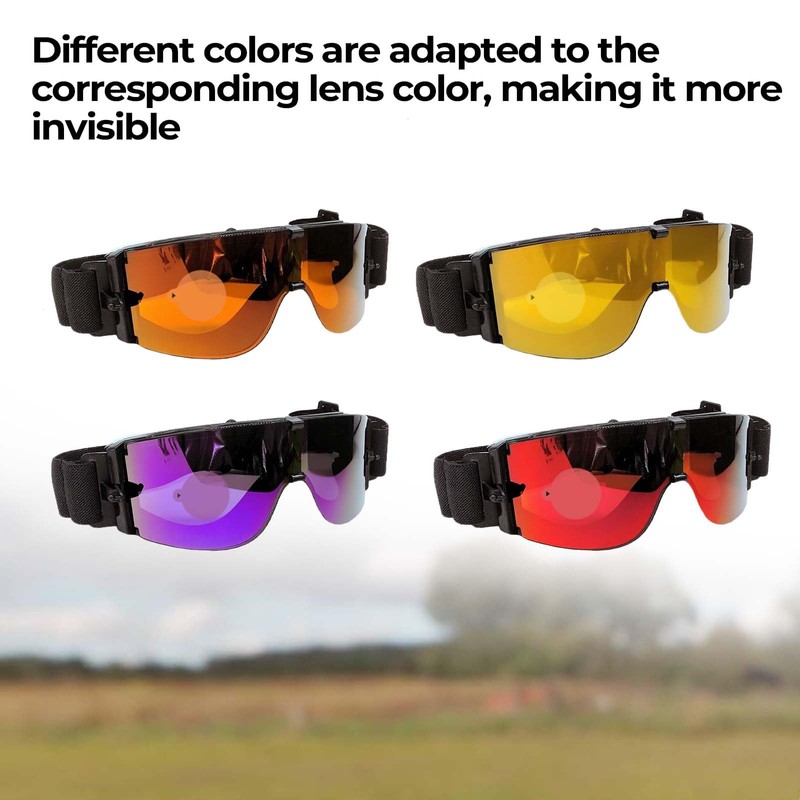 80-Pack 20mm Translucent Dot Patches for Shooting Glasses,Magic Dot for