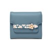 TOPKULL Wallets for Women Rfid Small Womens Wallet Trifold Flower