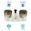 Dura Faucet DF-PL720S-BQ RV Bathroom Faucet with Smoked Acrylic Knobs