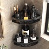 Triangular Shower Shelf Punch Free Rustproof Aluminum Shower Corner Shelf