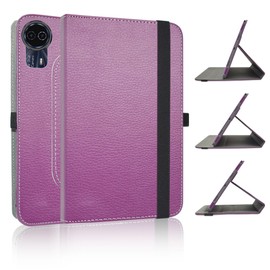 JRTAL Compatible with Teclast T65 Max Case, 360° Rotating Cover Faux Leather Protective Case with Stand Function for 13 Inch Teclast T65 Max Tablet (Not for Other Models) - Purple