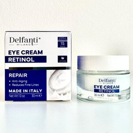 Delfanti-Milano  CREMA DE OJOS REPARACIN DE RETINOL  Antienvejecimiento  Reduce las lneas finas  Resultado rpido  Vegano  Hecho en Italia             