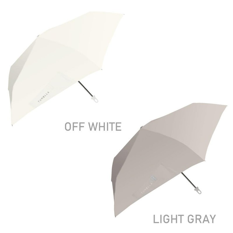 Nakatani Natural Basic Women's Folding Umbrella, Tambra, Off White, Hand