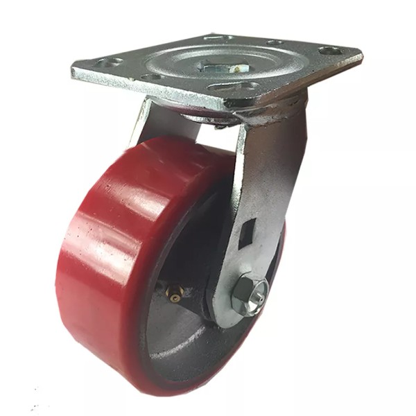 Hy-Weld 5" x 2" Polyurethane on Cast Iron (Red) -