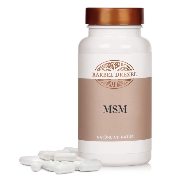 BÄRBEL DREXEL® MSM 2000 mg Capsules, Methylsulfonylmethane (Pack of 60), 100% Vegan Made in Germany, Vegan, No Magnesium Stearate, No Additives, High Dose