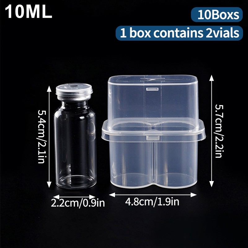 OrganiMax Refrigerator Storage Box – Peptide Vial Freezer Tube Container,
