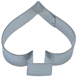 Dress My Cupcake DMC41CC1325SET Vegas Spade Cookie Cutter, 3.75-Inch, Set of 12