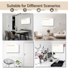 Marribol Glass 3-1 Golden Monthly Dry Erase Calendar Whiteboard for