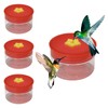 Werncy 3 Hummingbird Window Feeders, Outdoor Small Hummingbird Feeder with