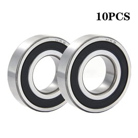 R8-2RS Bearings,1/2 x 1-1/8 x 5/16Inch Ball Bearing R8-RS Double Rubber Sealed Shielded Bearing ID 1/2in,OD 1-1/8in,Thickness 5/16in Deep Groove Ball Bearing for 3D Printer,Scooters Ball Bearing 10pcs