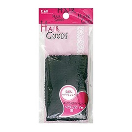 Hair Goods Hair Turban, 2.0 inches (50 mm), Black HA3039