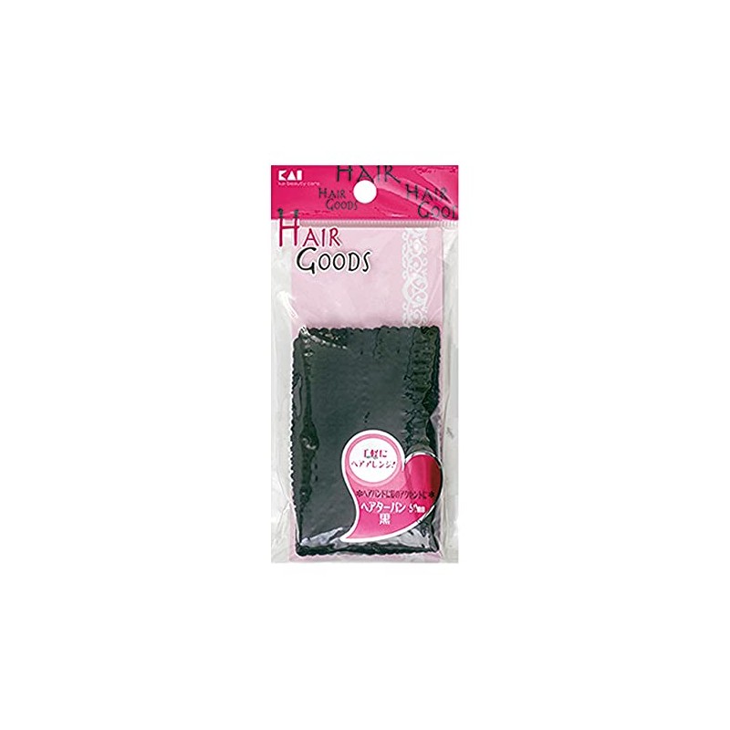 Hair Goods Hair Turban, 2.0 inches (50 mm), Black HA3039