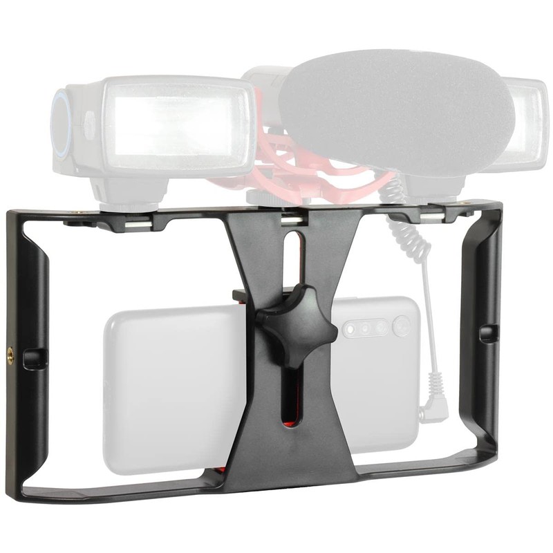 iGadgitz U7219 Handheld Phone Stabilizer, Smartphone Video Rig, Phone Video