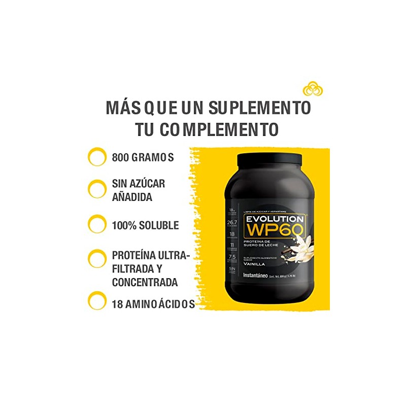 EVOLUTION, Protena de Suero de Leche, WP60, Whey Protein, 18
