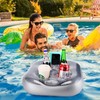 Inflatable Floating Pool Drink Holder with Large Capacity - Ideal