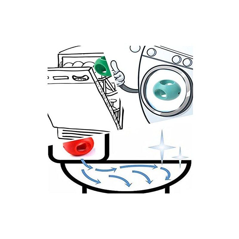 Pack of 3 - Anti Limescale Magnetic Ball (Dishwasher +