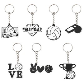 Volleyball Dad Gifts for Men Birthday Gifts for Volleyball Fan Gifts for Girls Boys Volleyball Team Gifts for Players Keychains Sports Party Favor Keychains Gifts for Volleyball Coaches