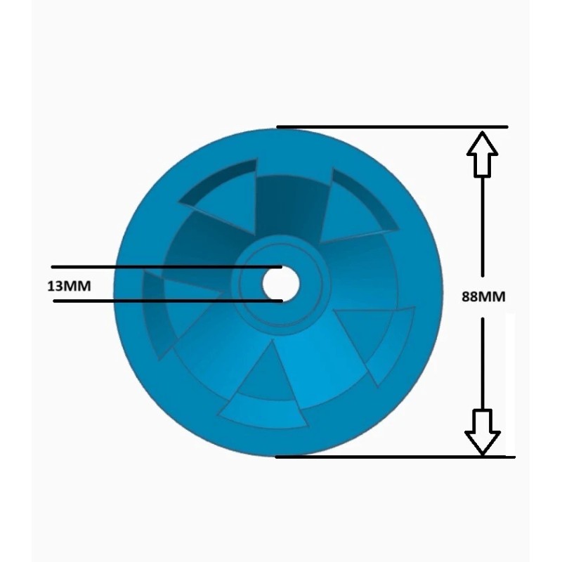 Redline RC Custom Wheels 17MM Hub