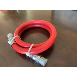 Gator 2 ft. 3/8 Inch  300 PSI Oil Resistant Rubber Air Hose Pigtail Whip 2- 3/8 NPT