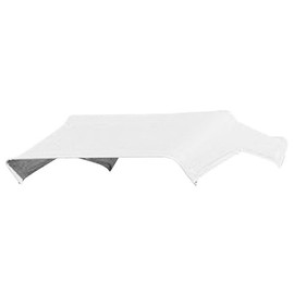 All States Ag Parts Parts A.S.A.P. 3-Bow Tractor Canopy Replacement Cover 48" 10 oz. Duck Canvas - White fits Canopies & Umbrellas 3-Bow Canopies
