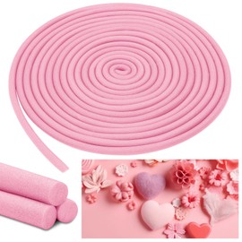 Frienda Foam Noodle Rope 40 ft 5/8 Inch Pool Noodles Tube Craft Versatile Foam Rod Rope Cylinder for Modeling, DIY Arts and Crafts Supplies(Pink)