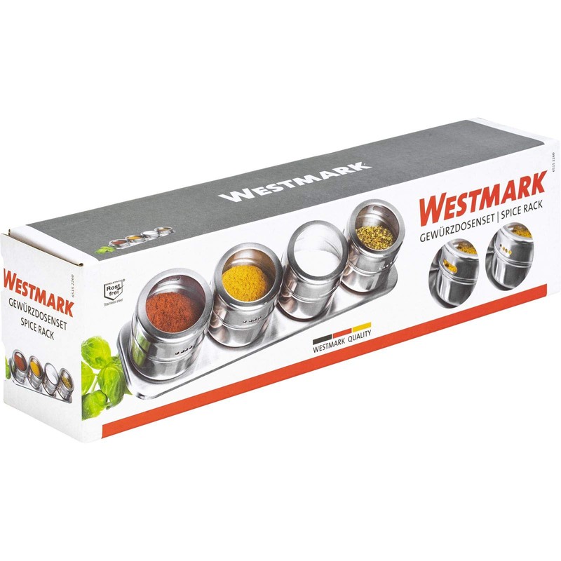 Westmark 65152260 Spice Jars Set / Spice Board 5 Pieces