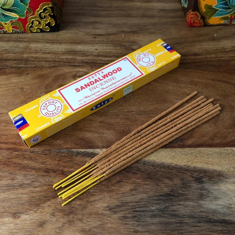 Satya Nag Champa Sandal Wood 100% Natural Incense Sticks |