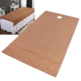 Spa Massage Bed Sheet, Massage Bed Sheet, Oil-Proof Waterproof Polyester Spa Salon Tablecloth with Face Hole Mattress Soft Cotton Beauty Salon Tablecloth (03)