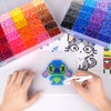 Fuse Beads 22000 Melty Beads with 4 Pegboards 100 Patterns