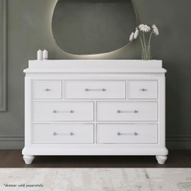 Evolur Nova Changing Tray, a Functional Addition to Your Double Dresser, with 3 Divided compartments