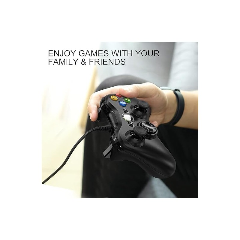 Gezimetie Wired Controller for 360, PC Game Controller for 360