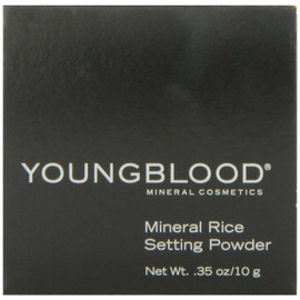 Youngblood Clean Luxury Cosmetics Loose Mineral Rice Setting Powder, Medium | Loose Face Powder Setting Foundation Translucent Finishing Matte Natural Acne | Vegan, Cruelty-Free, Paraben-Free