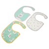 3Pcs Insular Baby Cotton Bibs Cotton Cartoon Print Pattern Eating