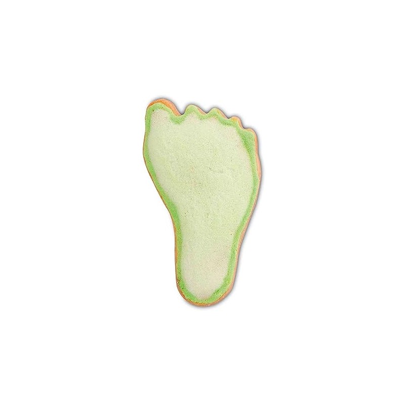 Staedter Tinplate Foot Cookie Cutter, Silver, 14 x 3 cm