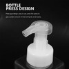 Beavorty Travel Toiletries Bottles 5pcs Square Plastic Airless Pump Bottles