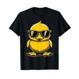 Cool Duckie Sunglasses Funny Ducky Rubber Duck T-Shirt