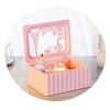 Rotating Ballerina Music Box Musical Jewelry Storage Box for Birthday
