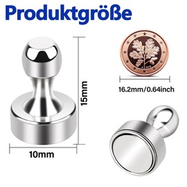 Pack of 28 Neodymium Magnets, Extra Strong, Small Magnets, Extra Strong, Magnets Strong Hold, Neodymium Magnets, Fridge Magnets, Magnets for Magnetic Board, Whiteboard Magnets for Pin Board, Pegboard