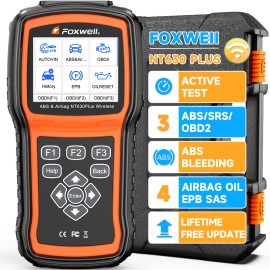 Foxwell Automotive OBD2 Scanner Car Diagnostic Tool ABS SRS Bidirectional Control Oil