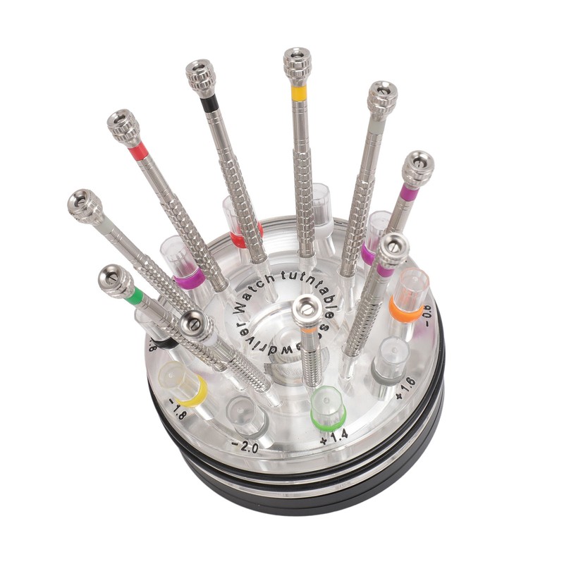10pcs Screwdriver Kit for Watches Flat Blade Slotted Screwdriver with