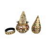 Rastogi Handicrafts Mangal Kalash Set Meenakari Work for Puja Kalash