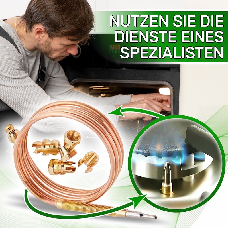 Universal Thermocouple for the Oven with 5 Nuts of Length