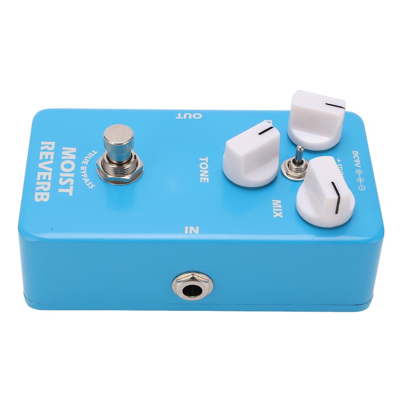 Electric Guitar Effect Pedal Moist Reverb 3 Modes Adjustable Single
