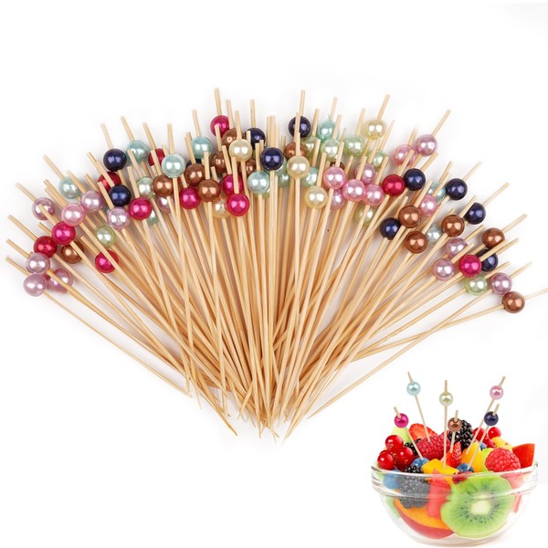 Pack of 100 Toothpicks, Cocktail Accessories, Wooden Skewers, Cocktail Skewers,
