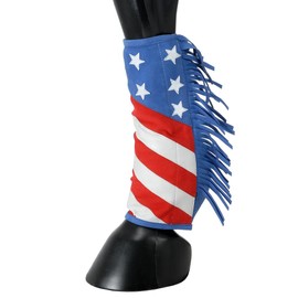 Tough-1 Sport Boot Covers w/Fringe Patriotic