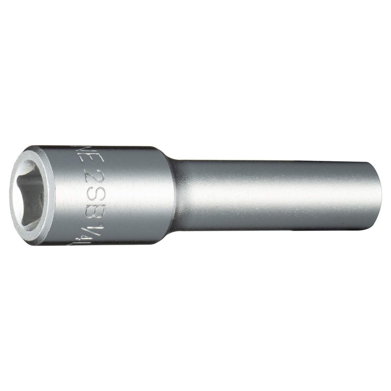 トネ(TONE) ディープソケット(6角) 2SB-08L 差込角6.35mm(1/4") 二面幅1/4inch インチ