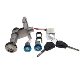 GOOFIT 4-Wire Key Ignition Switch Lock Set Replacement for 50cc 125cc 150cc 200cc 139QMB GY6 Scooter Moped ATV